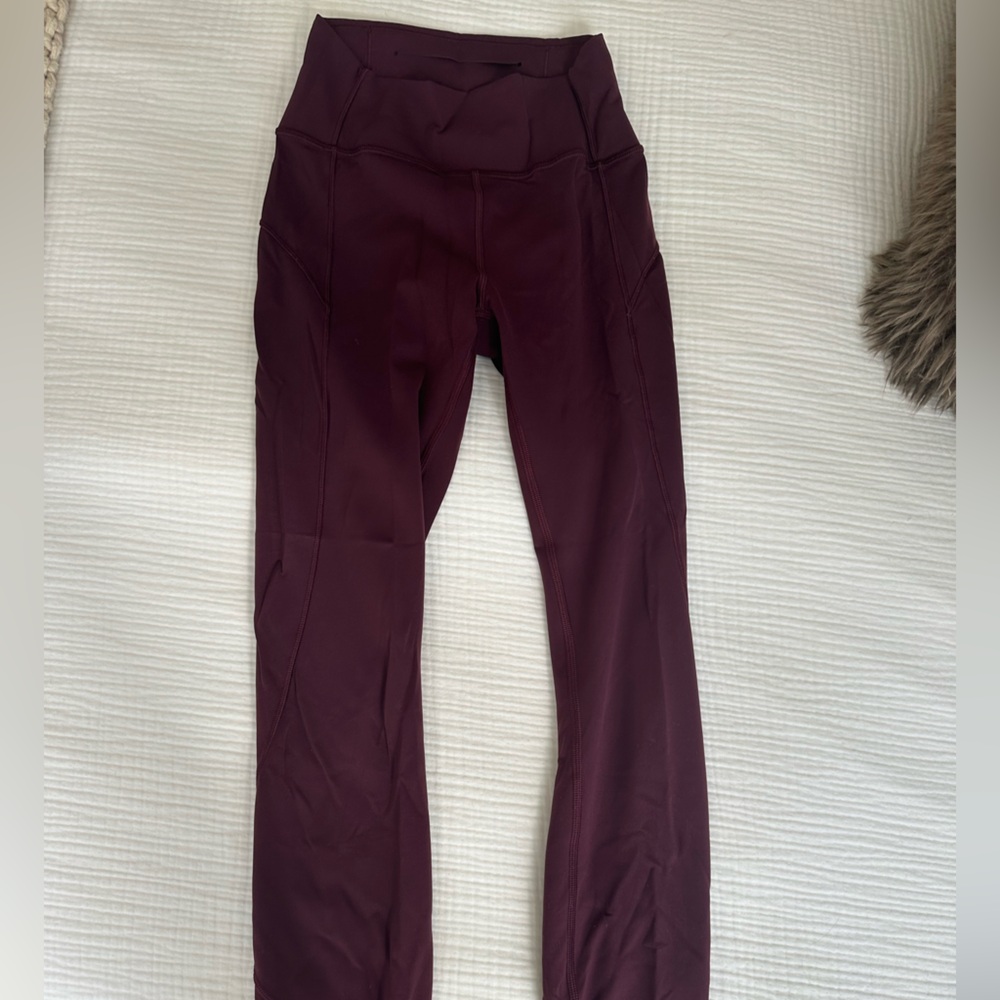 Lululemon maroon align leggings